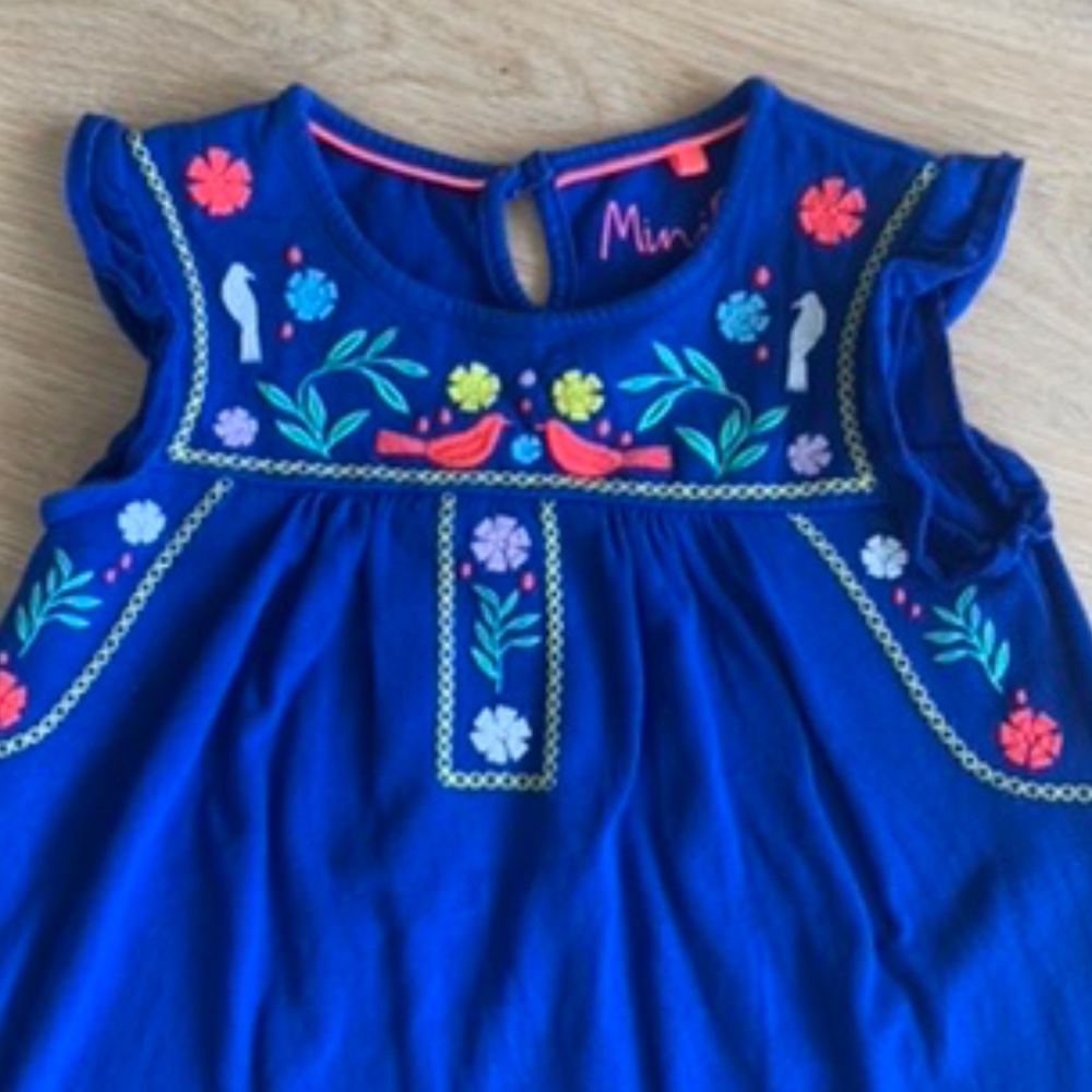 Mini Boden Embroidered Dress